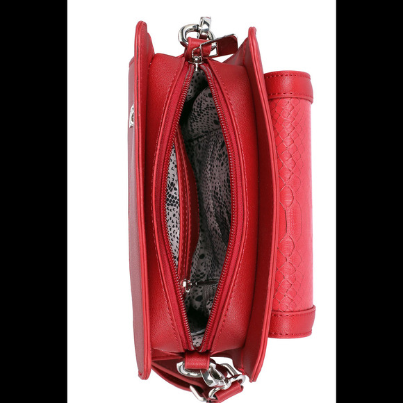 Karla Hanson Rachel City Crossbody Bag with RFID Protection Red - Picture 4 of 4